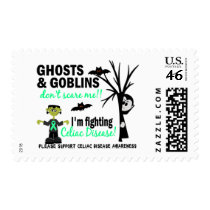 Halloween 1 Celiac Disease Warrior Postage Stamps