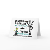 Halloween 1 Cervical Cancer Survivor cards