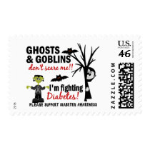 Halloween 1 Diabetes Warrior postage by awarenessgifts Halloween 1 Diabetes Warrior postage