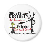 Halloween 1 Head And Neck Cancer Warrior magnets