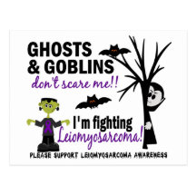 Halloween 1 Leiomyosarcoma Warrior Post Card