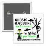 Halloween 1 Lyme Disease Warrior Pinback Buttons