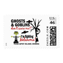 Halloween 1 Melanoma Warrior postage by awarenessgifts Halloween 1 Melanoma Warrior postage