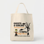 Halloween 1 Multiple Sclerosis Warrior Tote Bags Halloween 1 Multiple Sclerosis Warrior Tote Bags