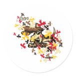 Halloween 2008 round sticker