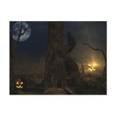 Halloween 2009 Postcard by 3dartwork