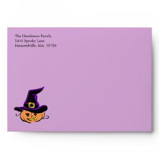 Halloween A7 Custom Envelopes envelope