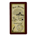 Halloween Abby Normal Bottle Label
