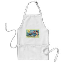 Halloween Angel, Bat, Moon aprons