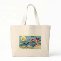 Halloween Angel, Bat, Moon bags