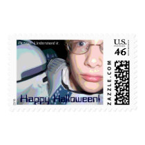 Halloween Autism Postage Stamp-"Understand it"