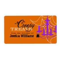 Halloween Baking Labels