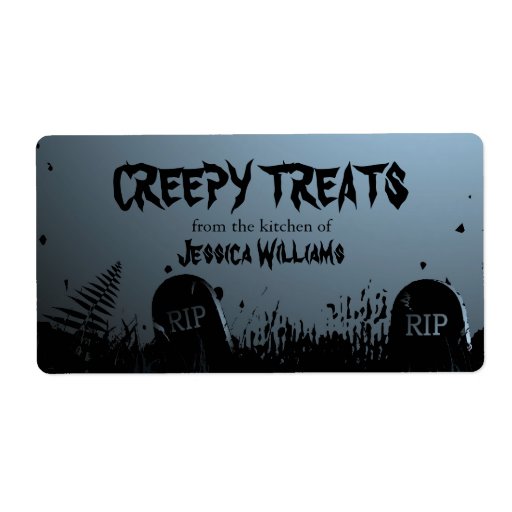 Halloween Baking Labels