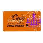 Halloween Baking Labels