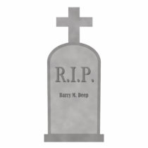Halloween Barry M. Deep Tombstone Photo Sclupture Photo Cutouts