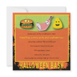 Halloween Bash - Scary food party invites