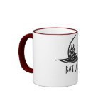 halloween bat ass mug