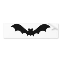 Halloween Bat bumper stickers by belablack Halloween Bat bumper stickers