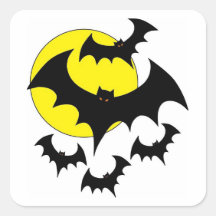 Halloween Bat Collection Sticker