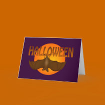 Halloween Bat Just Hangin' cards
