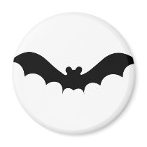 Halloween Bat Refrigerator Magnet