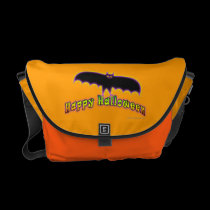 HALLOWEEN BAT MESSENGER BAG messenger bags