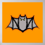 Halloween Bat Poster