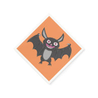 Halloween Bat Standard Cocktail Napkin