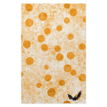 Halloween bat personalized stationery