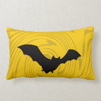 Halloween bat throw pillows