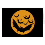 Halloween Bate Greeting Card
