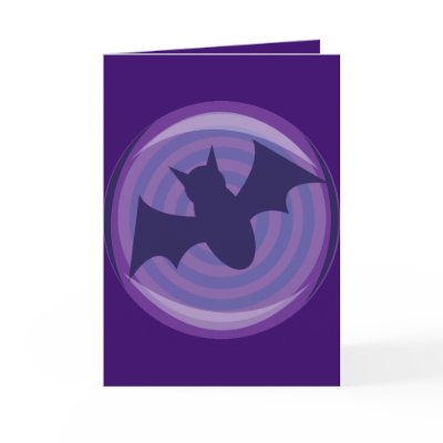 Halloween Bats cards