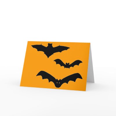 Halloween Bats cards
