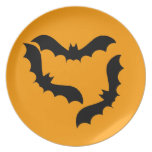 Halloween Bats Dinner Plates