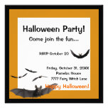 Halloween Bats Invitation
