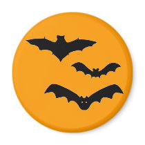 Halloween Bats magnets
