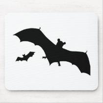 Halloween Bats mousepads by silhouette_emporium Halloween Bats mousepads