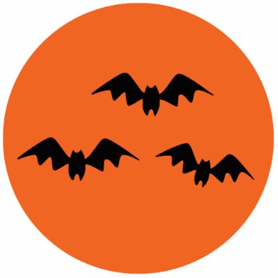 Halloween Bats photo sculptures