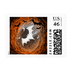 Halloween Bats Postage stamp