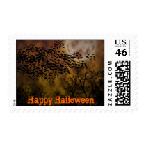 Halloween Bats postage
