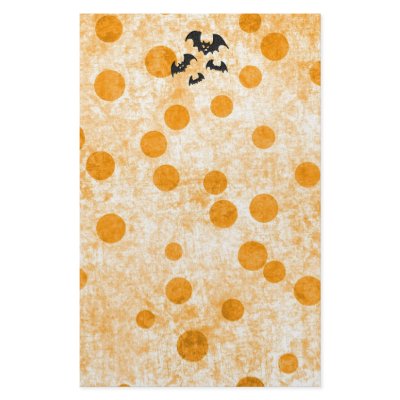 Halloween bats stationery