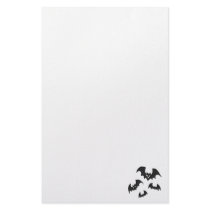 Halloween bats stationery paper