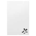 Halloween bats stationery paper
