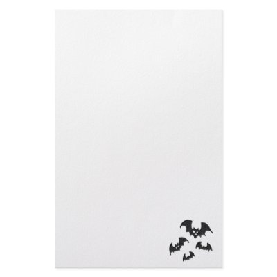 Halloween bats stationery