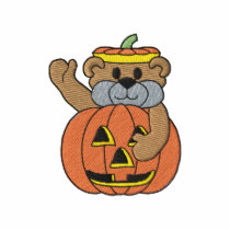 Halloween Bear embroidered shirts