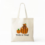 Halloween Bear - Trick or Treat Canvas Bags