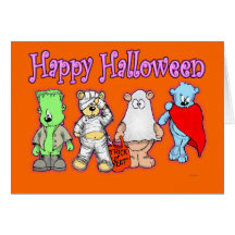 HALLOWEEN BEARS CARD
