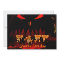 Halloween Bearz #3 Invitation