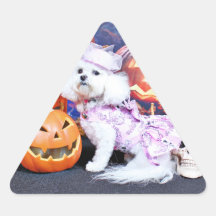Halloween - Bichon Frise - Mia Sticker
