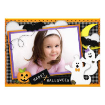 Halloween Birthday Announcements